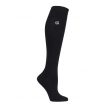 1 Pair Black Milk Compression Socks Unisex 10-12 Unisex - Atom