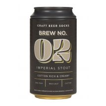 Luckies of London 1 Pair Craft Beer Can Gift Box Cotton Socks Imperial Stout 7-11 UK