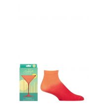 Luckies of London 1 Pair Cocktail Gift Box Cotton Socks Cosmopolitan One Size