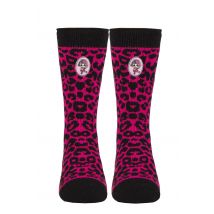 Kids 1 Pair SOCKSHOP Heat Holders L.O.L. Surprise! 1.6 TOG Lite Thermal Socks Black / Pink 9-12