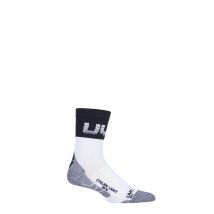 1 Pair White Cycling Light Weight Socks Men's 3-5.5 Mens - UYN