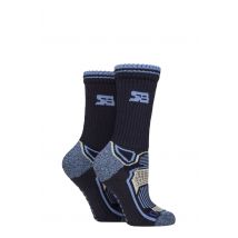 Women's 2 Pair Storm Bloc with BlueGuard Aerobic Socks Navy / Blue 4-8