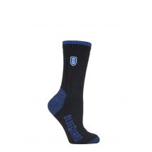 Women's 1 Pair Blueguard Anti-Abrasion Durability Socks Black 4-8 Ladies