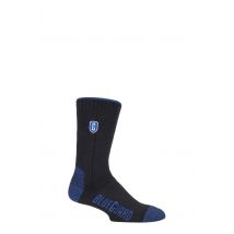 1 Pair Black Anti-Abrasion Durability Socks Men's 12-14 Mens - Blueguard