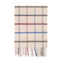 1 Pack Biscuit and Made In Scotland Check 100% Cashmere Scarf Unisex One Size - Great & British Knitwear