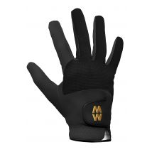Mens and Women's 1 Pair MacWet Short Mesh Sports Gloves Black 10.5