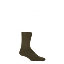 Mens 1 Pair Country Pursuit Waterproof Boot Socks Forest Green 12-14