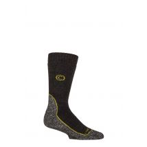 Mens 1 Pair Country Pursuit Ridgeway Walker Wool Boot Socks Charcoal 6-11