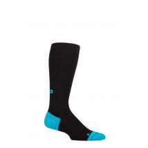 Mens and Women's 1 Pair Ultimate Performance Ultimate Compression Run and Recovery Socks Black 3-5.5 Unisex