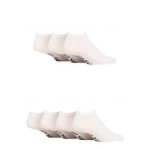 7 Pair White Plain Cotton Trainer Socks Men's 6-11 Mens - Jeff Banks