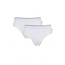 2 Pack White Keyhole Briefs Men's XXXXX-Large - Farah