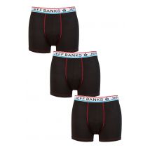 Mens 3 Pack Jeff Banks Sports Underwear Black S