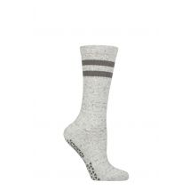 Women's 1 Pair Tavi Noir Kai Grip Socks Light Grey 3-5.5 Ladies