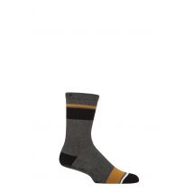 Mens 1 Pair ToeSox Base Crew Socks Plateaus Medium