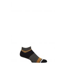 Mens 1 Pair Base 33 Grip Low Rise Socks Plateaus Small