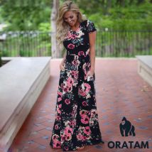 Robe Garden Party Maxi Dress par Oratam