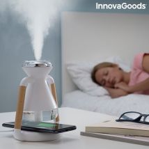 Humidificateur Diffuseur d'Arômes et Chargeur Sans Fil 3 en 1