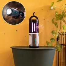 Lampe Anti-Moustiques 3 en 1 avec Lumière Latérale et Torche