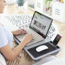 Table d'ordinateur portable avec coussin