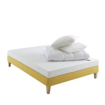 Ensemble enfant matelas, sommier, pieds, couette, oreiller - Aurore 100 140x200