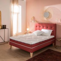Ensemble adulte matelas, sommier, pieds, tête de lit, couette, oreiller - Crépuscule 600 160x200