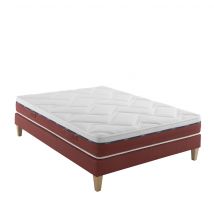 Ensemble matelas latex 160x190, sommier, pieds - Crépuscule 600