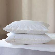 Lot de 2 protège oreillers molleton imperméable 100% coton bio - SOMEO 65x65