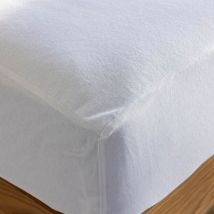Pack protège matelas et protège oreillers molleton imperméable 100% coton bio - SOMEO 180x200