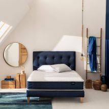 Ensemble adulte matelas, sommier, pieds, tête de lit, couette, oreiller - Rêve 400 160x200