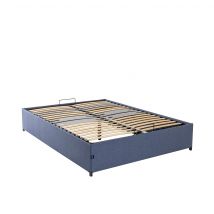 Sommier coffre - 140x190 Bleu