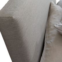 Tête de lit déco beige lin - SOMEO 180