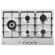 Belling 444411638 75cm 5 Burner Gas Hob in St Steel Wok Burner