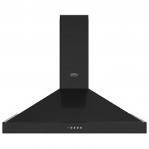 Belling 444411671 90cm FARMHOUSE Pyramid Chimney Hood in Black 3 Fan S