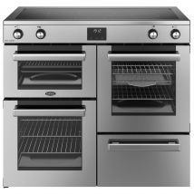 Belling 444411802 100cm Wide Cookcentre Induction Range Cooker in Stai