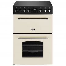 Belling 444411811 60cm Wide Farmhouse Double Oven Cooker in Cream Cera