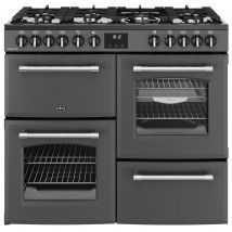 Belling 444411828 100cm Wide Farmhouse Dual Fuel Range Cooker in Anthr