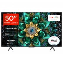 TCL 50Q6C UK 50 4K Ultra HD HDR Smart QD Mini LED TV Dolby Vision IQ D