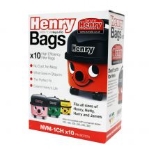 Numatic 907075 Genuine Henry NVM 1CH Hepaflow Filter Vac Bag 10 Pack