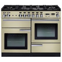 Rangemaster 91970 110cm Wide Professional Plus Gas Range Cooker in Cre