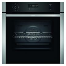 Neff B6ACH7HH0B N50 Built In Electric Pyrolytic Oven in Black with Sta