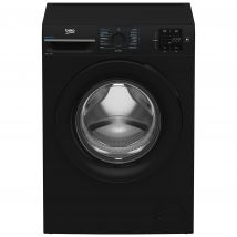 Beko BMN3WT3841B 8kg 1400 Spin Washing Machine in Black A Rated ProSma