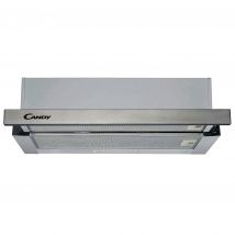 Candy CBT6252X 60cm Telescopic Hood in St Steel 3 Speed Fan LED Light