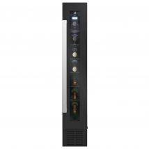 Candy CCVB15UK1 15cm Integrated Wine Cooler in Black 7 Bottle