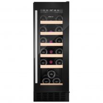 CDA CFWC304BL 30cm Freestanding Wine Cooler in Black 19 Bottle