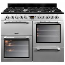 Leisure CK100F232S 100cm Wide Cookmaster Dual Fuel Range Cooker in Sil