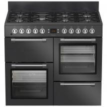 Leisure CK100F232T 100cm Wide Cookmaster Duel Fuel Range Cooker in Ant