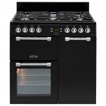 Leisure CK90F232K 90cm COOKMASTER Dual Fuel Range Cooker in Black