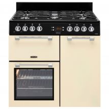 Leisure CK90G232C 90cm Wide Cookmaster Gas Range Cooker in Cream