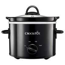 Crock Pot CSC080 1 8 litre Slow Cooker Black