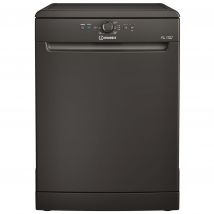 Indesit D2FHK26B 60cm Dishwasher in Black 14 Place Setting E Rated
